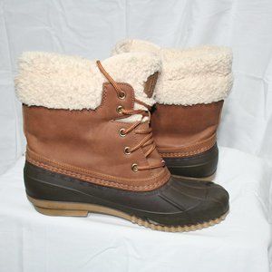 Tommy Hilfiger Fur Boots 8 Duck Boots Mysty Lace Up